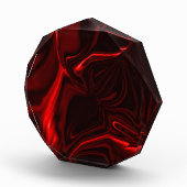 Curven en rimpels licht rood, donkere achtergrond? fotoblokken (Rechts)