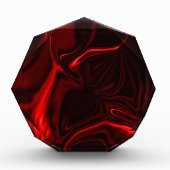 Curven en rimpels licht rood, donkere achtergrond? fotoblokken (Voorkant)