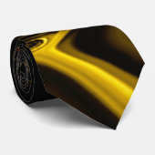 Curven, golden darkest, zwart fonds. stropdas (Opgerold)