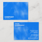 Curven II Blauw Visitekaartje (Voorkant / Achterkant)