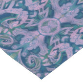 Curven & Lotusbomen, abstracte patroonlavendel & b Korte Tafelloper (Hoek)