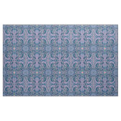 Curven & Lotusbomen, abstracte patroonlavendel & b Stof (Yard (91,4 cm))