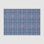 Curven & Lotusbomen, abstracte patroonlavendel & b Tissuepapier (Voorkant)