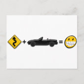 Curven + MX5 = Fun Briefkaart (Voorkant)