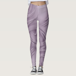 Curven over Paars kunstwerk Leggings