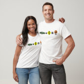 Curven = Smile (groen) T-shirt (Unisex)