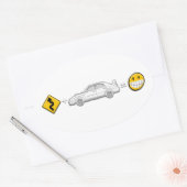 Curven, Subaru, staat gelijk aan leuke sticker (Envelop)