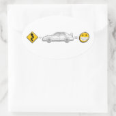 Curven, Subaru, staat gelijk aan leuke sticker (Tas)