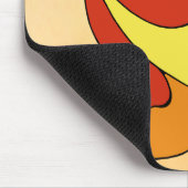 Curven voor omhulling (geel, rood, Oranje) Muismat (Hoek)