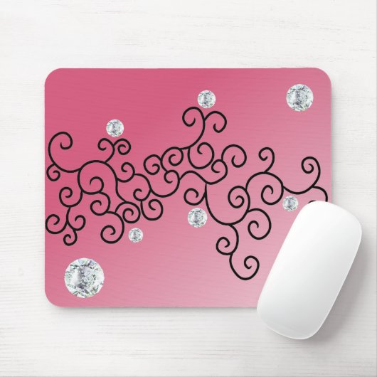 CURVES EN DIAMONDEN MUISMAT (Met muis)