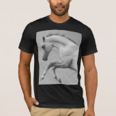 Curvet Paard Mannen Bella+Canvas Korte Mouw T-shirt (Voorkant)