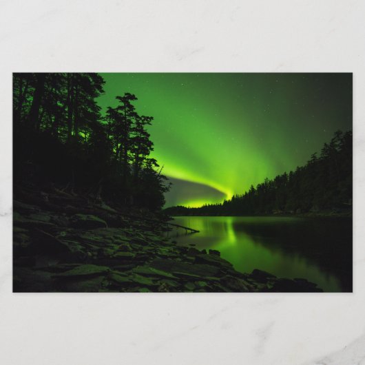 Curving Aurora Briefpapier (Voorkant)