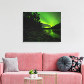 Curving Aurora Canvas Afdruk (Insitu (Woonkamer))