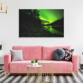 Curving Aurora Canvas Afdruk (Insitu (Woonkamer))