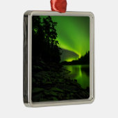 Curving Aurora Metalen Ornament (Rechts)