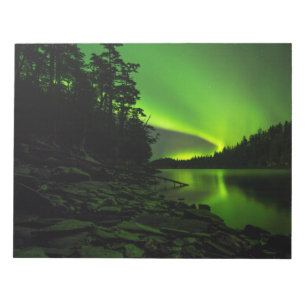 Curving Aurora Notitieblok