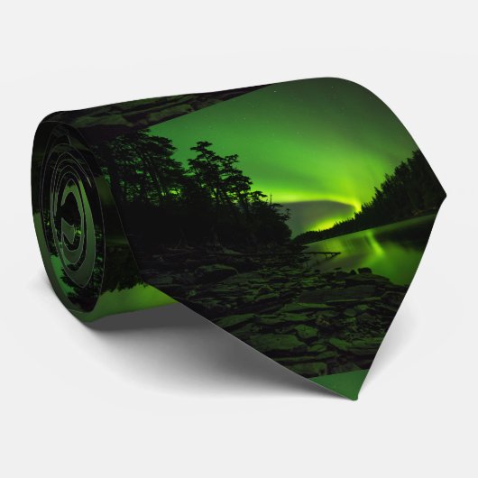 Curving Aurora Stropdas (Opgerold)