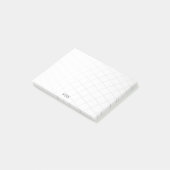 Curving grafiek vervaagt post-it® notes (Schuin)