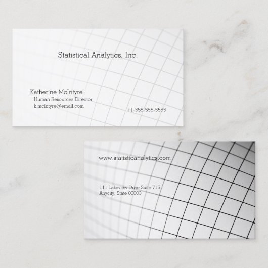 Curvingsgrafiek Visitekaartje (Voorkant / Achterkant)