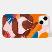 Curvy Black Woman, klaar voor bedekking Case-Mate iPhone Case (Achterkant (horizontaal))