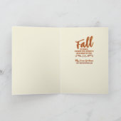 Curvy Cozy Afro-Amerikaanse vrouw Thanksgiving Kaart (Binnen)