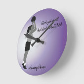 Curvy Girl Basketball Player Ronde Klok (Hoek)