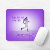 Curvy Girl Runner Mouse Mat Muismat (Met muis)