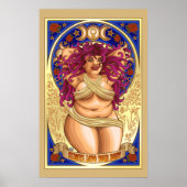 Curvy Goddess houdt altijd van je lichaam poster m (Voorkant)