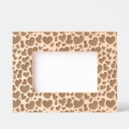 Curvy Hearts geëtst Afbeelding Lijst Gegraveerde Lijstjes