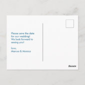 Curvy Kleurrijke Strepen Retro Custom De datum ops Briefkaart (Achterkant)