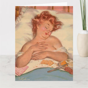 CURVY LADY HILDA HAPPY BIRTHDAY WENSKAARTEN KAART