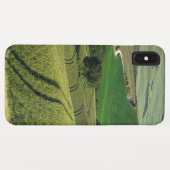 Curvy-lijnen in de groene Toscane iPhone-case Case-Mate iPhone Case (Achterkant (horizontaal))