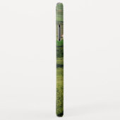 Curvy-lijnen in de groene Toscane iPhone-case Case-Mate iPhone Case (Achterkant/rechts)