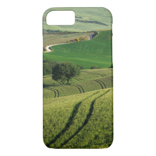 Curvy-lijnen in het groene Toscane iPhone 7 hoesje