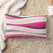 Curvy Lines fuschia designer Kussen (Deken)