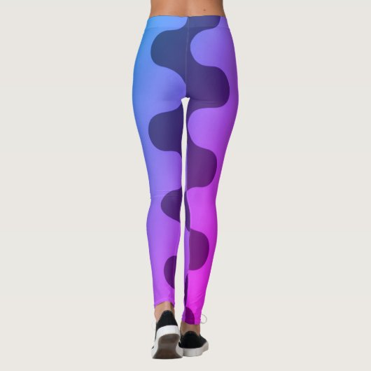 Curvy Pattern-Leggings Leggings (Achterkant)