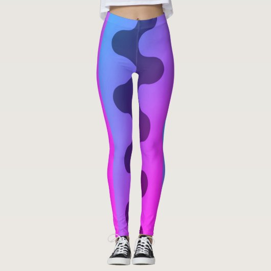 Curvy Pattern-Leggings Leggings (Voorkant)