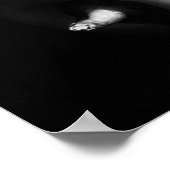 Curvy Pepper sluit Zwarte en Witte Fotografie op Poster (Hoek)