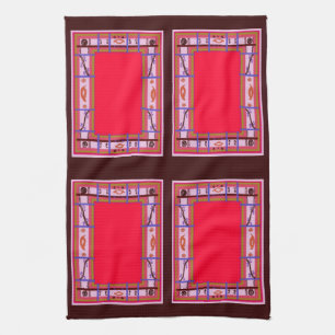 Curvy Plays Fabric Photo Lijst American MoJo Kitch Theedoek