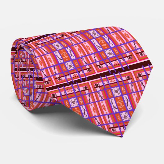 Curvy Pset Necktie Stropdas (Opgerold)