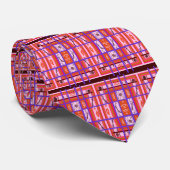 Curvy Pset Pattern Stropdas (Opgerold)