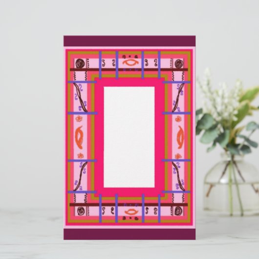 Curvy Pset Stationery Briefpapier (Staand voorkant)