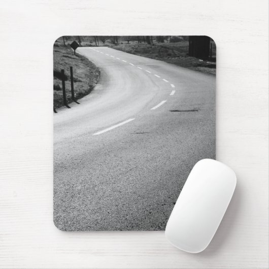 Curvy Road Mousepad Muismat (Met muis)