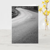 Curvy Road Wenskaart, Note Kaart (Gele Bloem)