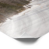 Curvy Road Winding Through door Door County Foto Afdruk (Hoek)