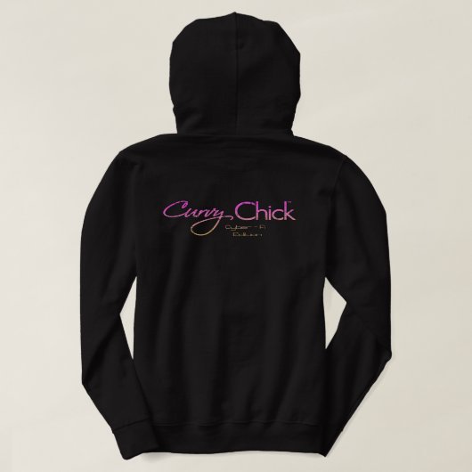 Curvy Sci-Fi Chick Hoodie (Design achterkant)