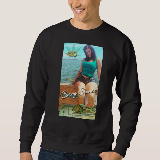 Curvy Stoner OCEAN Sweatshirt (Voorkant)