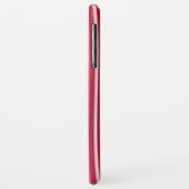 Curvy Stripes in rood en wit Case-Mate iPhone Case (Achterkant/links)