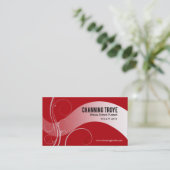 Curvy Swerve Special Events Planner Coordinator Visitekaartje (Staand voorkant)