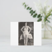 Curvy Tattooed lady Briefkaart (Staand voorkant)